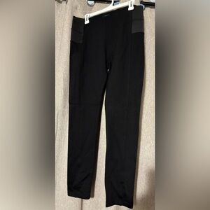 Sky Black ponte Clara Ankle Pants